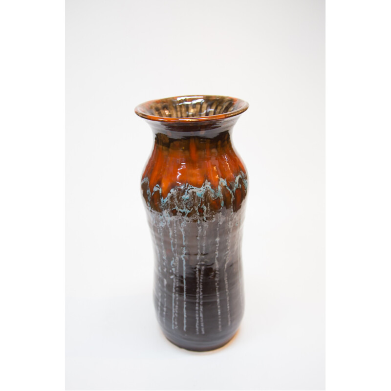 Vase vintage en Céramique Glacé - 1970