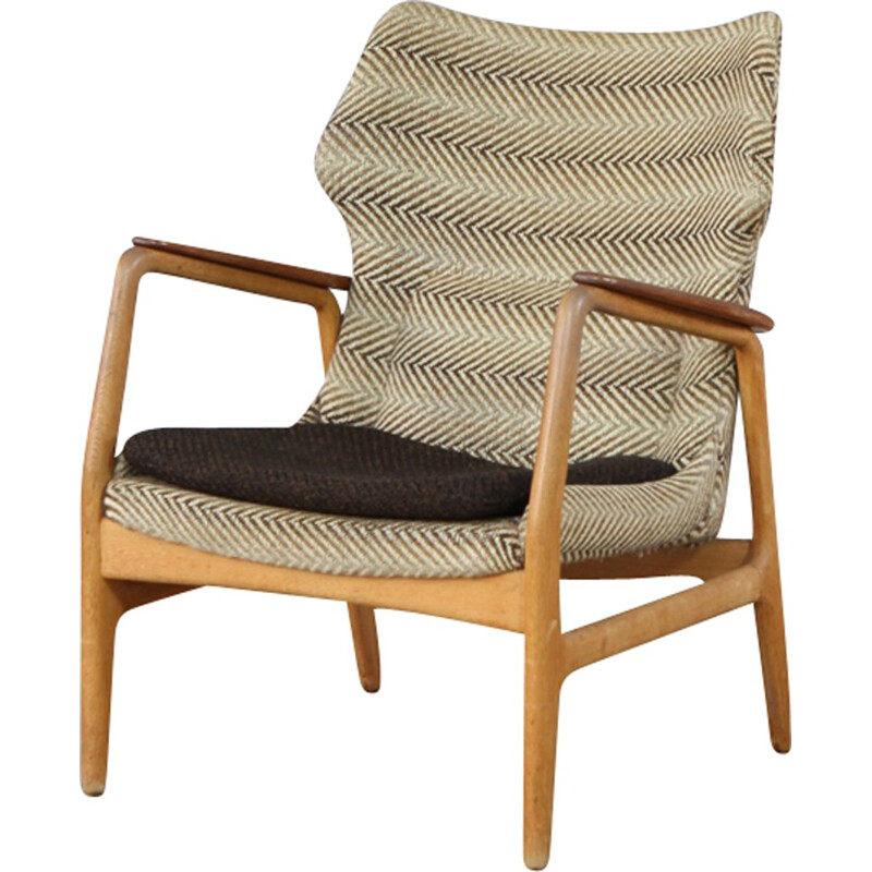 Oak and teak armchair by Aksel Bender Madsen for Bovenkamp - 1950s