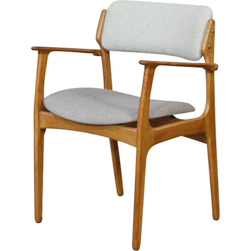 Armchair in oak model 50 by Erik Buch for O.D. Møbler - 1960s