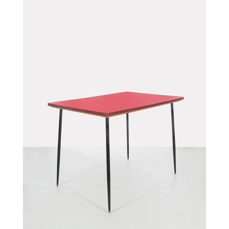 Small dining table in formica - 1950