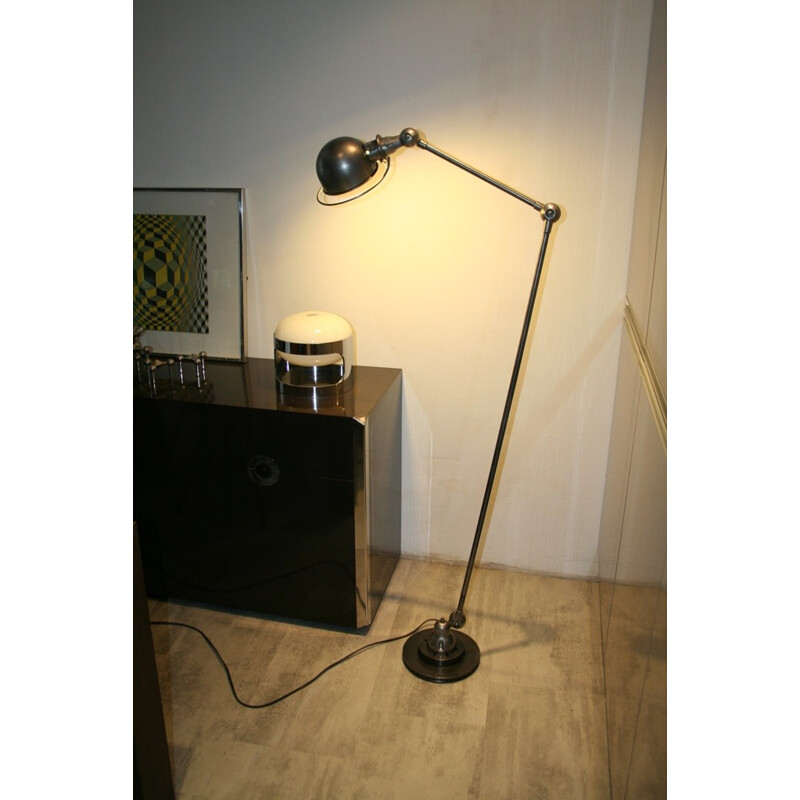 Industrial desk lamp jieldé in steel, DOMECQ - 1950s