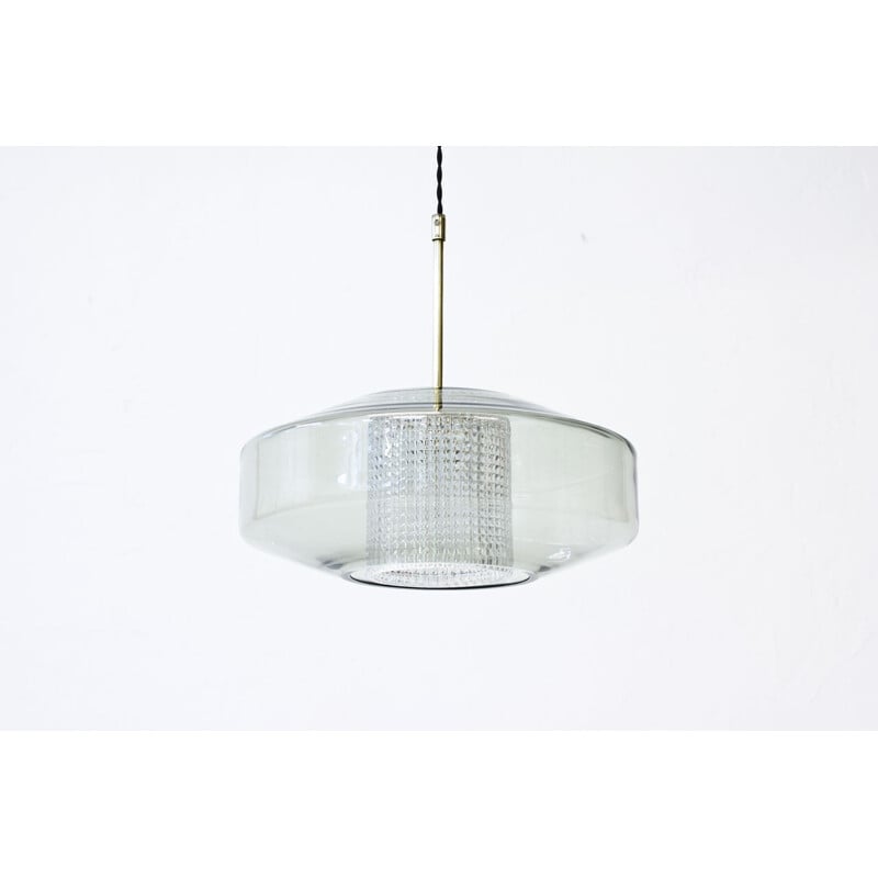 Glass pendant lamp by Carl Fagerlund for Orrefors - 1960s