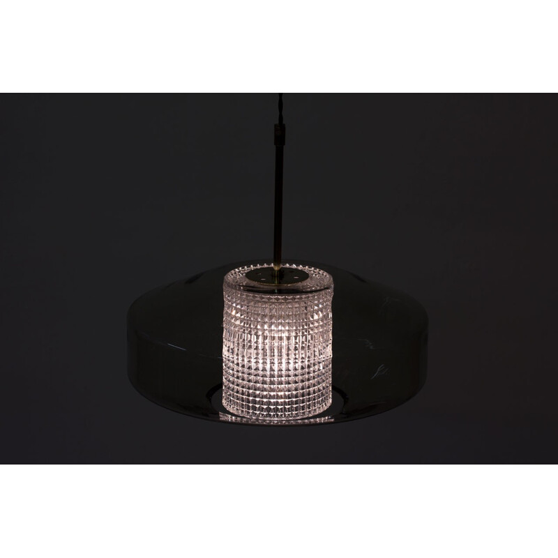 Glass pendant lamp by Carl Fagerlund for Orrefors - 1960s