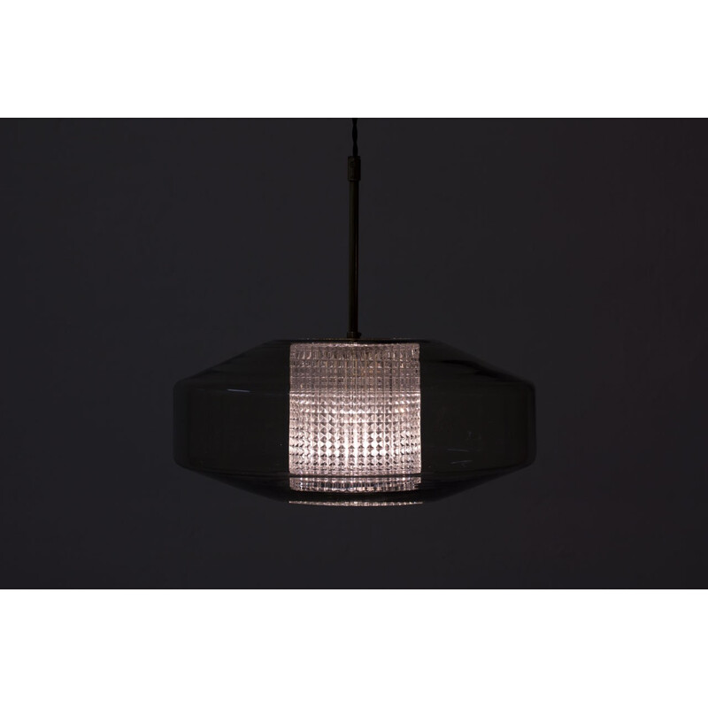 Glass pendant lamp by Carl Fagerlund for Orrefors - 1960s