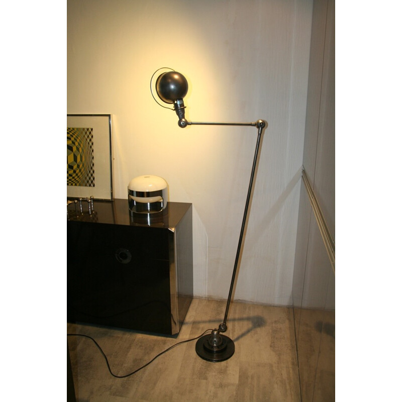 Industrial desk lamp jieldé in steel, DOMECQ - 1950s