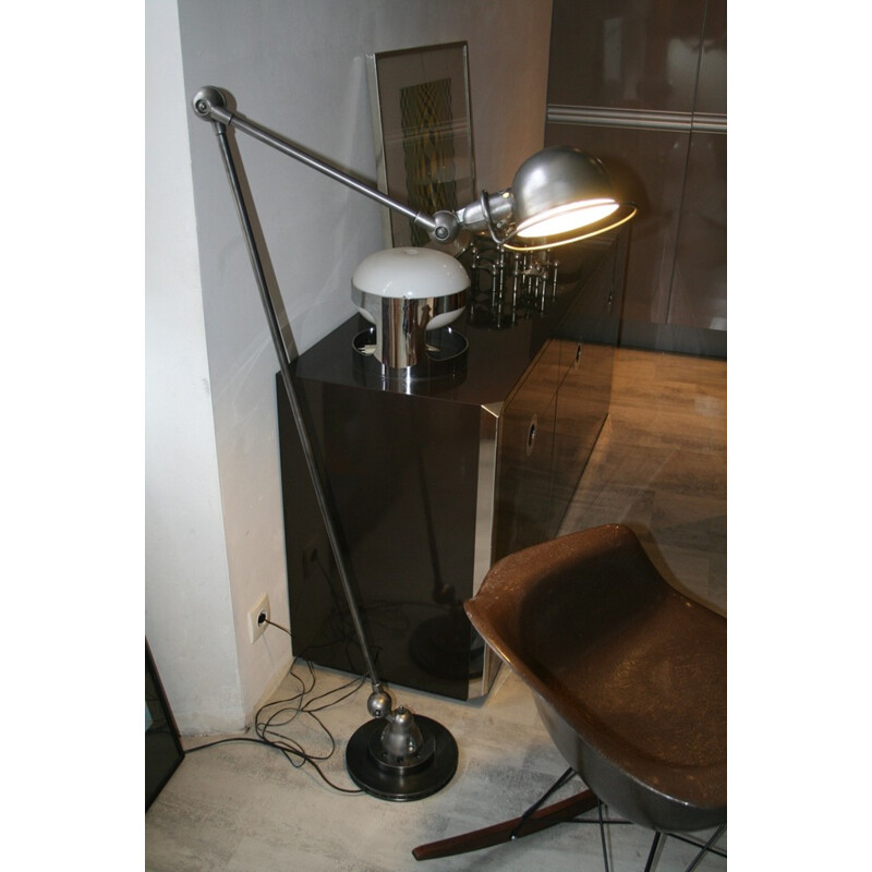 Industrial desk lamp jieldé in steel, DOMECQ - 1950s