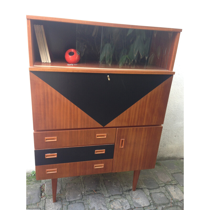 Vintage secretary in teak - 1960s