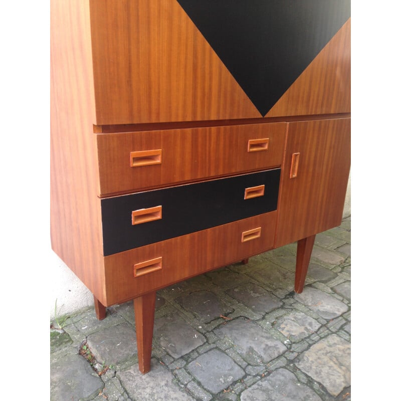 Vintage secretary in teak - 1960s