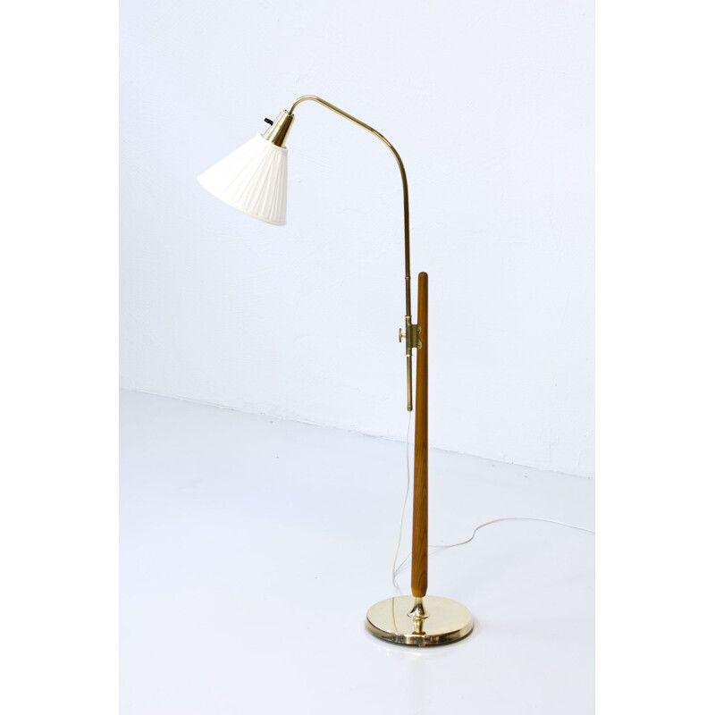 Scandinavian vintage floor lamp by Hans Bergström for ASEA - 1950s