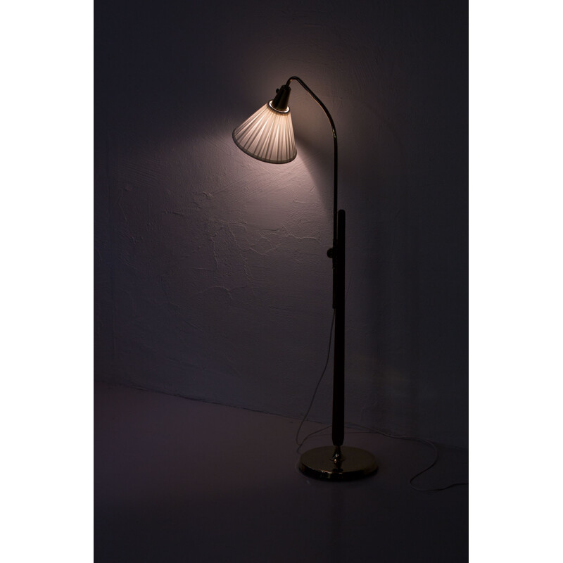 Scandinavian vintage floor lamp by Hans Bergström for ASEA - 1950s