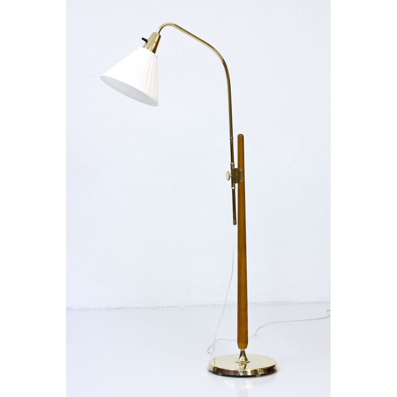 Scandinavian vintage floor lamp by Hans Bergström for ASEA - 1950s