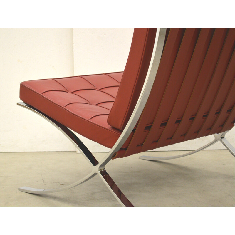 Pair of "Barcelona" armchairs by Mies van der Rohe for Knoll - 2000s