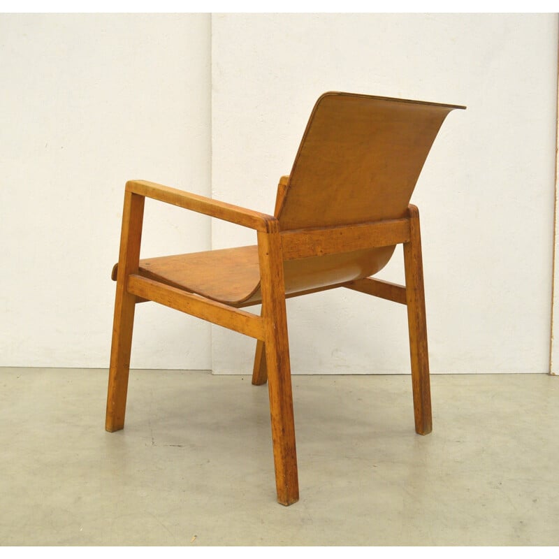 Rare Alvar Aalto Hallway Chair 403, Finland - 1930s