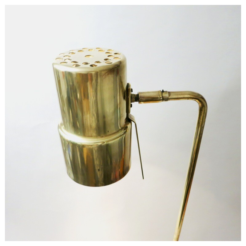 Industrial lamp in brass, JAKOBSSON  - 1960s