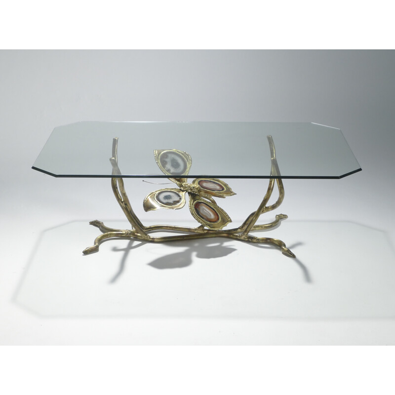 Bronze coffee table by Henri Fernandez for La Maison Honoré - 1970s