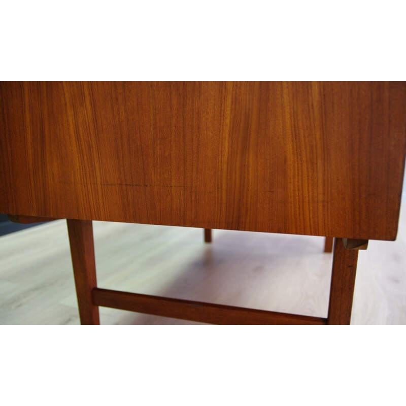 Vintage danish writing teak desk - 1960s