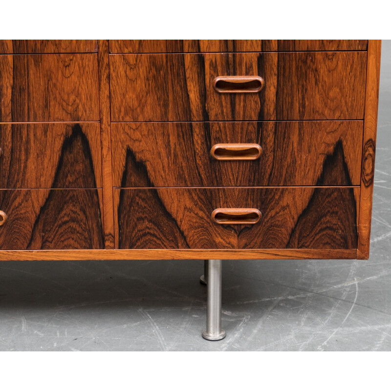 Scandinavian chest of drawers in rosewood - 1960s