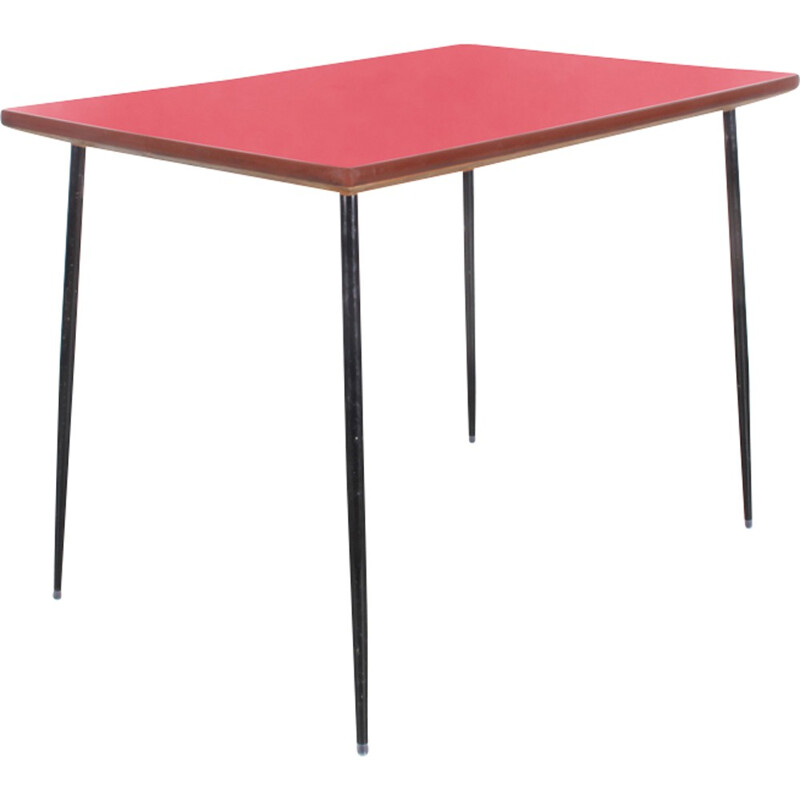 Small dining table in formica - 1950