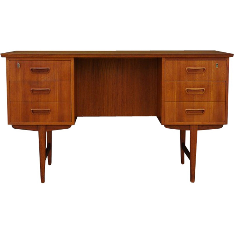 Vintage danish writing teak desk - 1960s