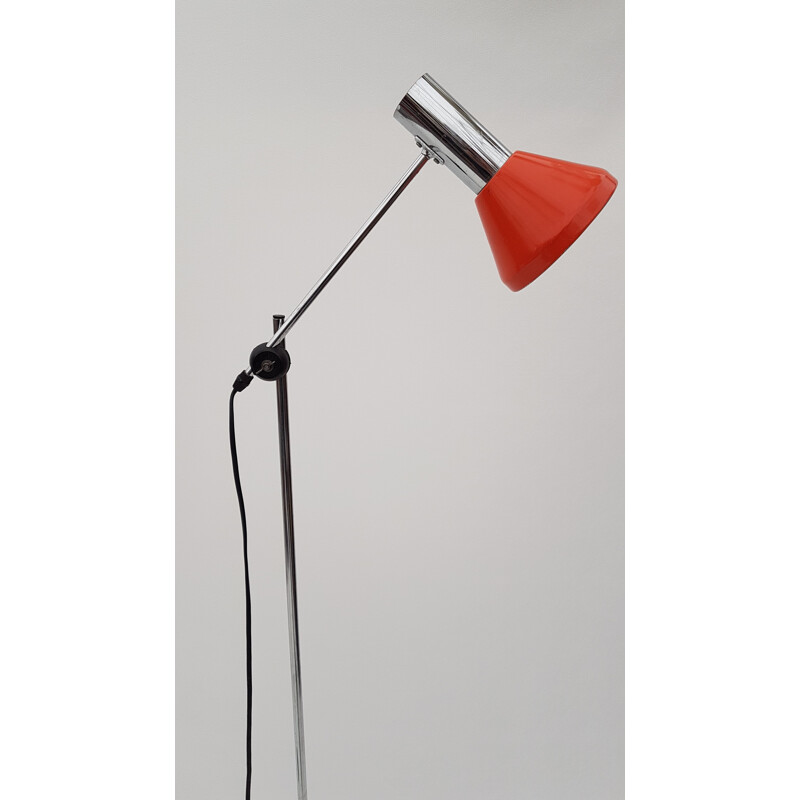 Orange Floor Lamp by Gura Leuchten - 1960s 