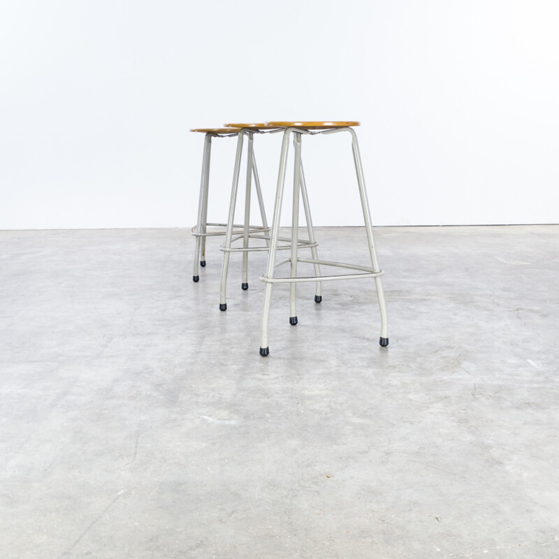 Set of 3 stools by Friso Kramer for Ahrend de Cirkel - 1960s
