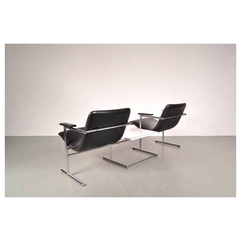 Tandem Seating by Rudi Verelst for Novalux - 1960s