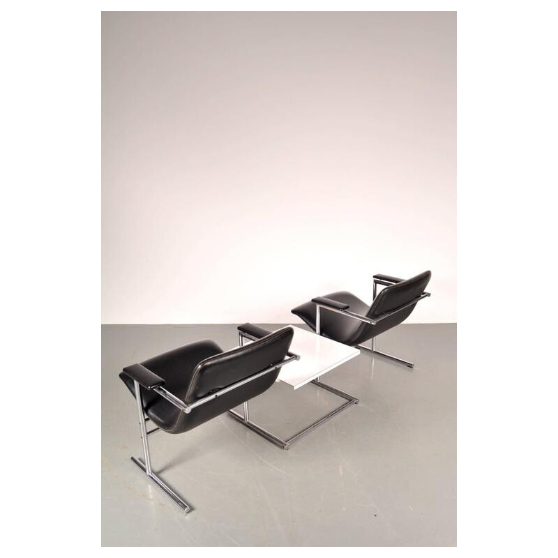 Tandem Seating by Rudi Verelst for Novalux - 1960s