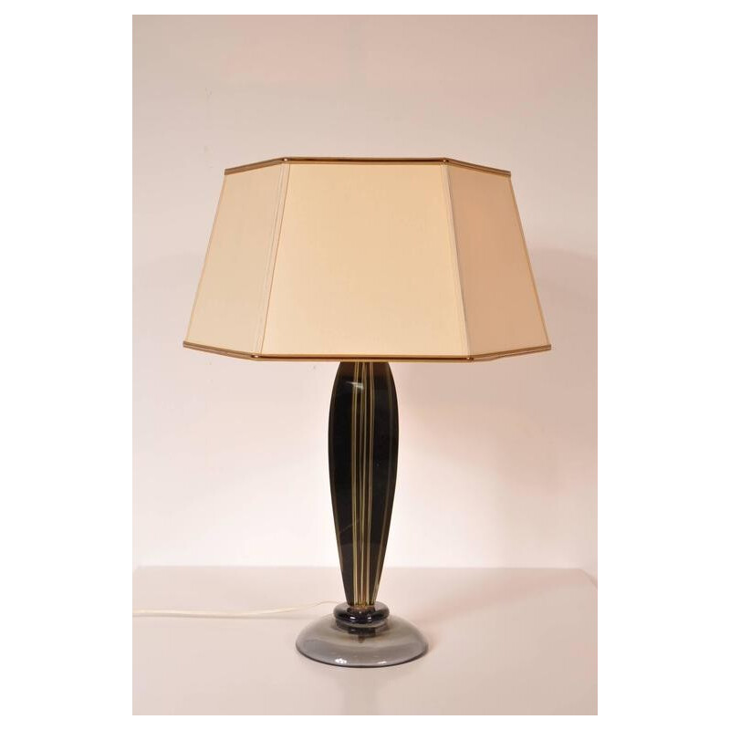 Table Lamp by Flavio Poli for Seguso - 1960s