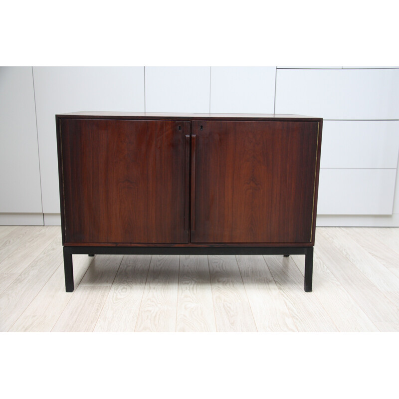 Vintage bar in rosewood with built in fridge by Sygvard Bernadotte for Atlas & Silkeborg Möbelfabrik - 1960s