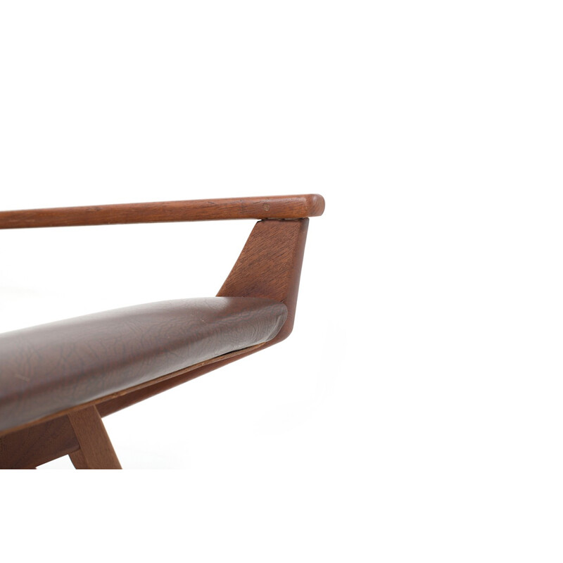 Rocking chair in solid teak by Georg Jensen for Kubus - 1960s