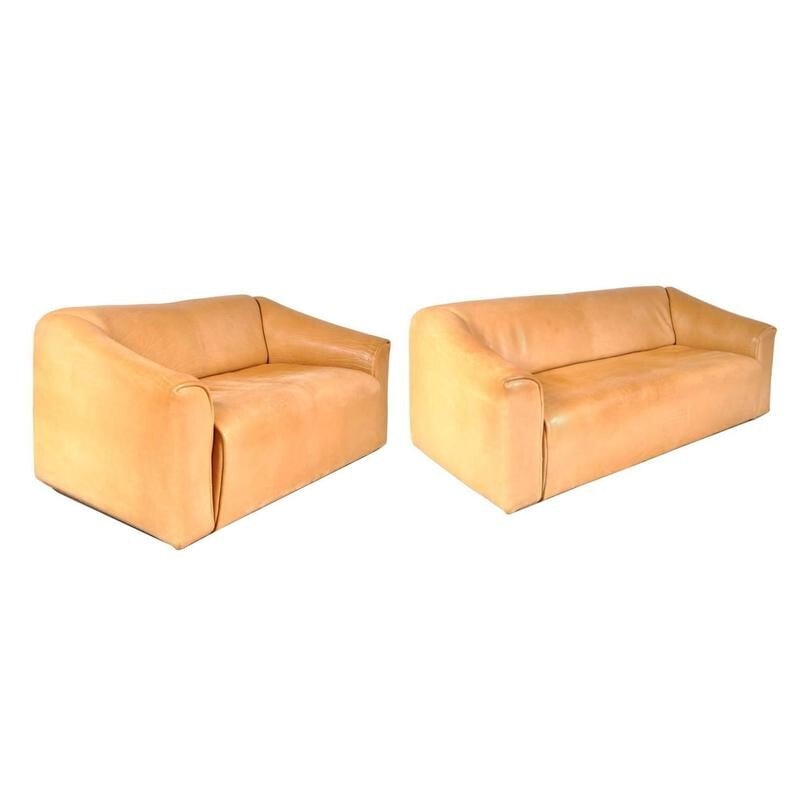 Pair of vintage "DS-47" sofas by De SEDE - 1960s