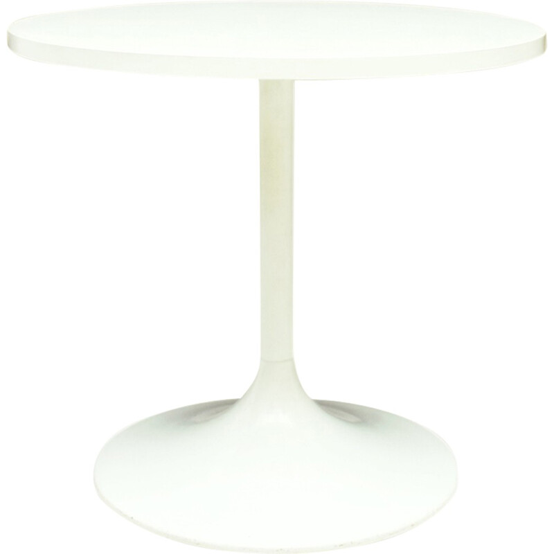 Table d'Appoint Tulipe Blanche Allemande de Ilse Möbel - 1970