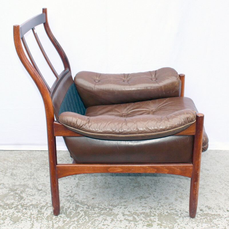 Scandinavian teak armchair - 1960s