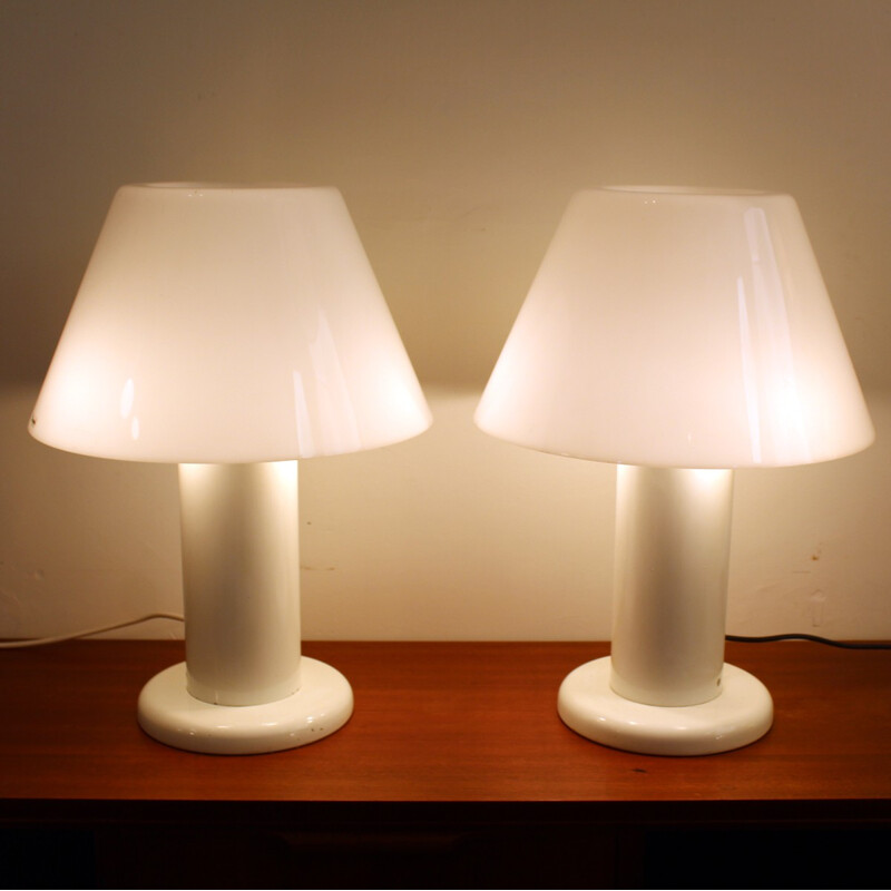 Mid century pair of lamps for Guzzini - 1970s