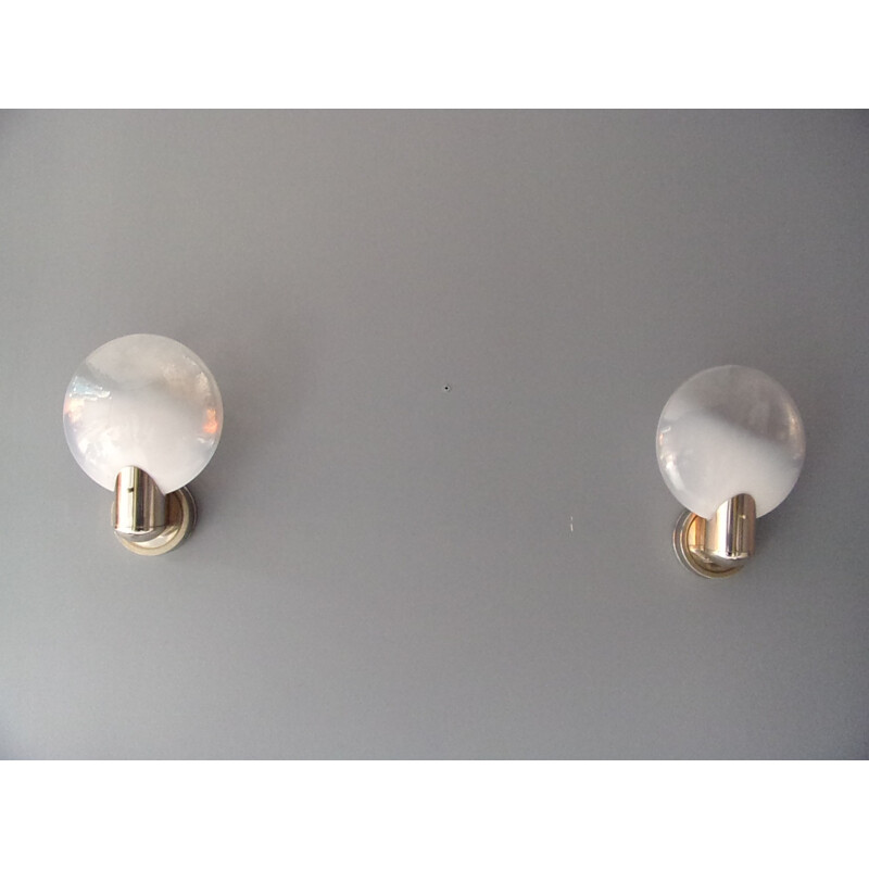 Wall lamps by Leucos-Mazzega - 1970s