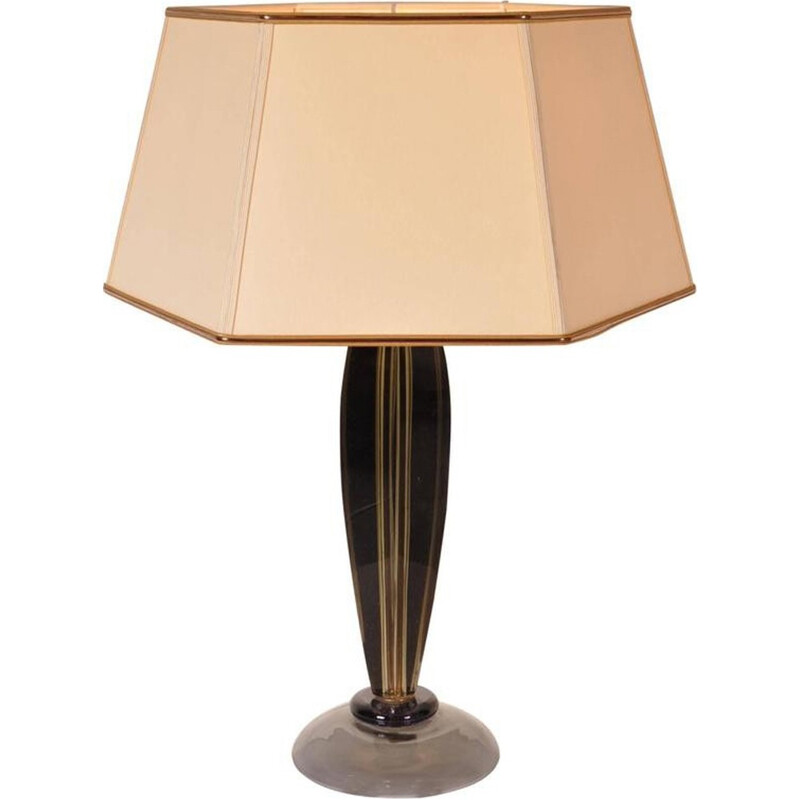 Lampe de table par Flavio Poli pour Seguso - 1960
