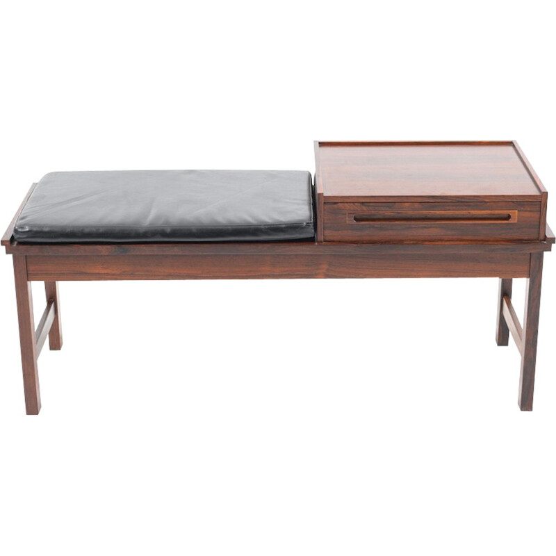 Danish Bench in Rosewood - 1960s