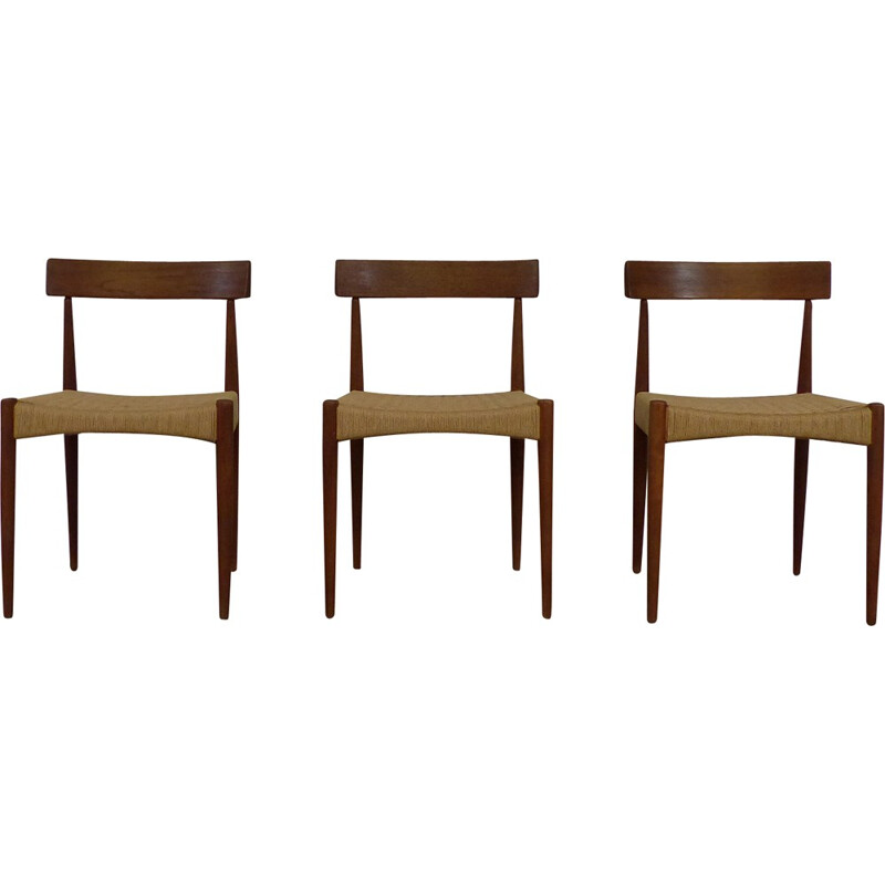 Chairs in teak by Arne Hovmand Olsen for Mogens Kold - 1960s