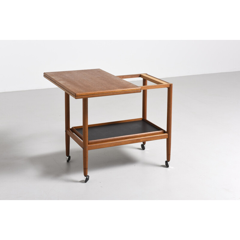 Vintage trolley in teak by Grete Jalk for CFC Silkenborg - 1960s