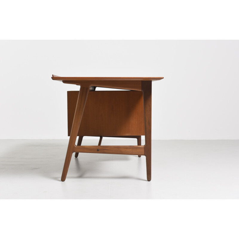Vintage desk in teak by Arne Vodder for Vamo - 1960s