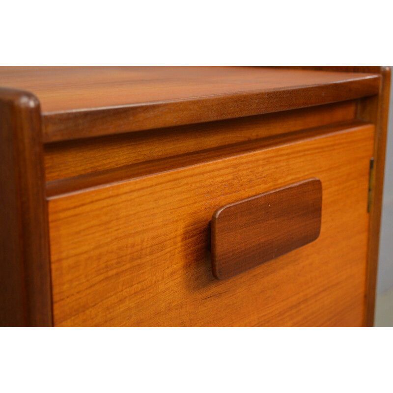 Pair of vintage bedside cabinets in teak for White and Newton - 1960s