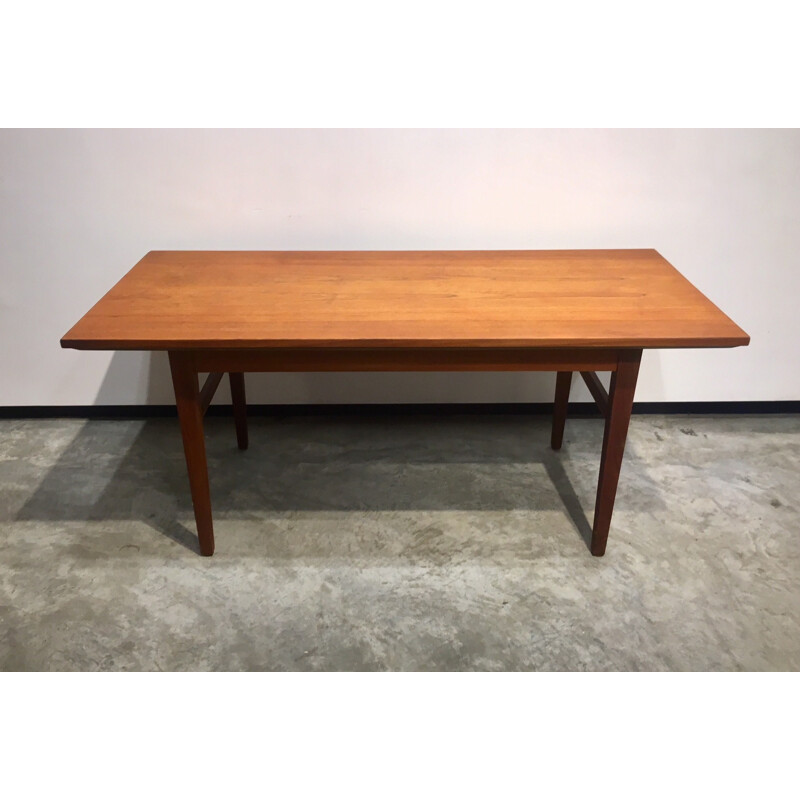 Extendable vintage table in teak - 1960s