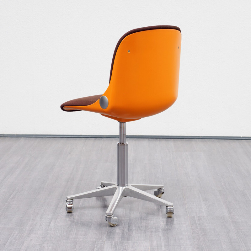 Orange office chair model 2326 by Wilkhahn - 1970s