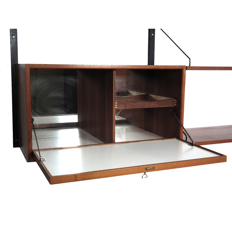Wall shelves sideboard by Poul Cadovius for Royal System - 1940s