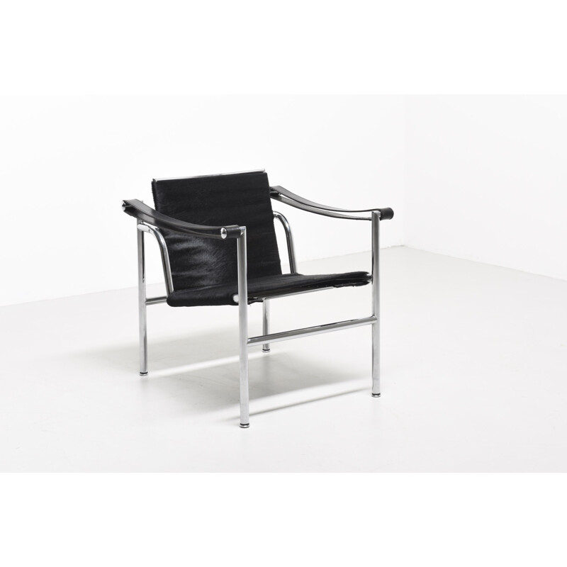 Vintage LC1 Armchair by Le Corbusier, Jeanneret, Perriand for Cassina - 1980s
