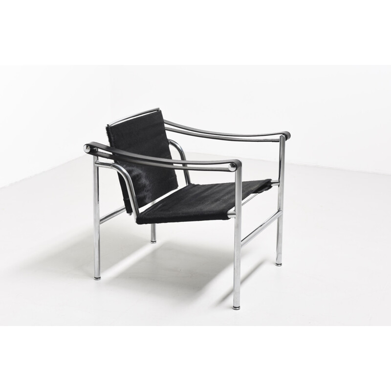 Vintage LC1 Armchair by Le Corbusier, Jeanneret, Perriand for Cassina - 1980s