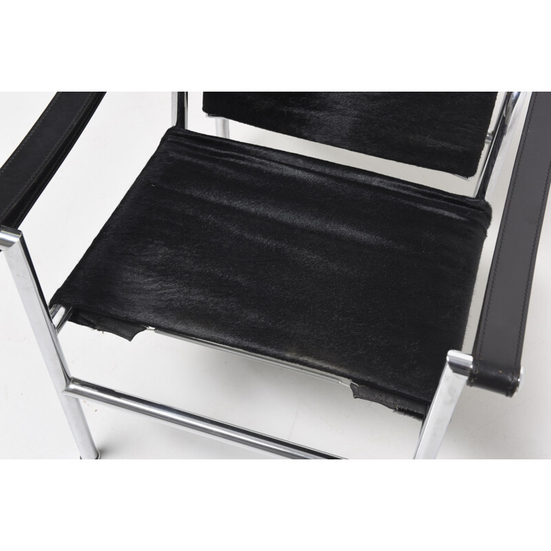 Vintage LC1 Armchair by Le Corbusier, Jeanneret, Perriand for Cassina - 1980s