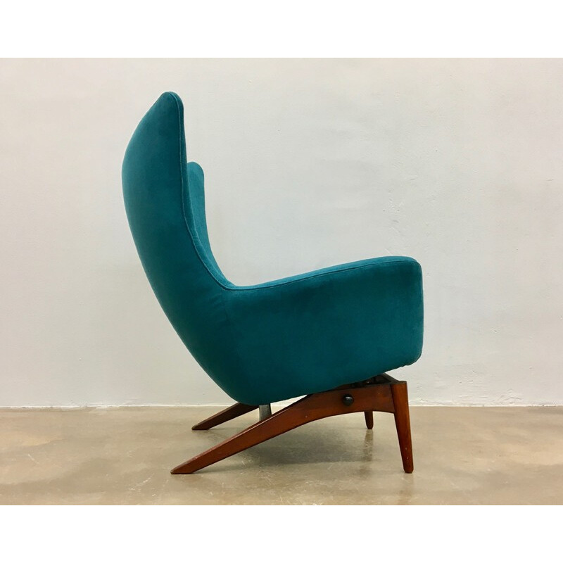 Vintage Reclining Lounge Chair Model 207 by H.W. Klein for Bramin Møbler, Denmark - 1963