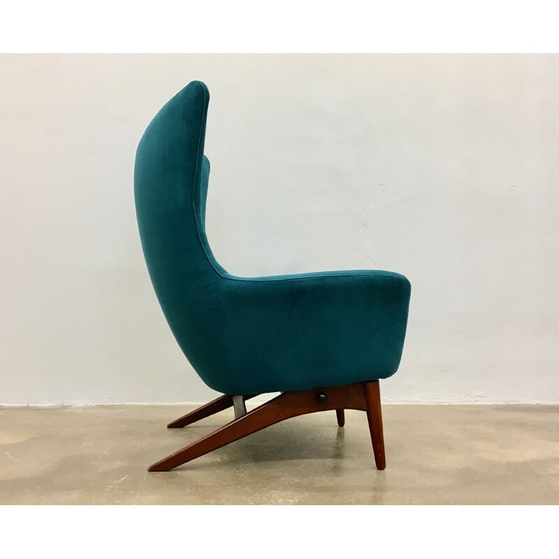 Fauteuil vintage inclinable Model 207 par H.W. Klein pour Bramin Møbler, Danemark - 1963