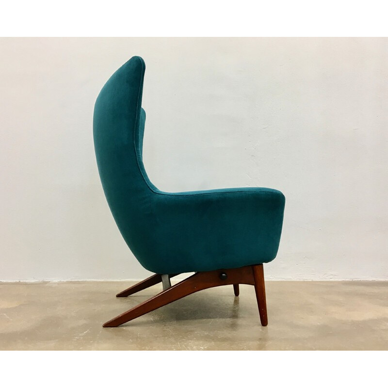 Vintage Reclining Lounge Chair Model 207 by H.W. Klein for Bramin Møbler, Denmark - 1963